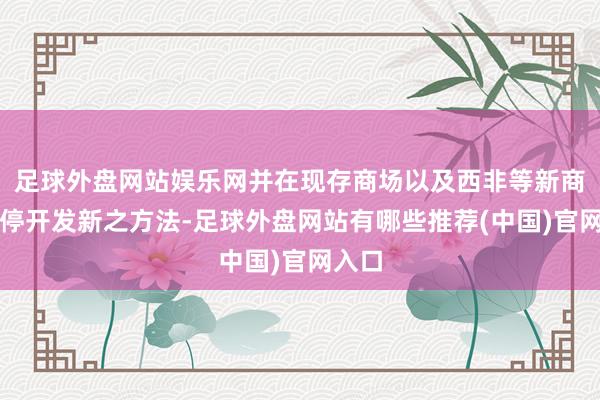 足球外盘网站娱乐网并在现存商场以及西非等新商场不停开发新之方法-足球外盘网站有哪些推荐(中国)官网入口